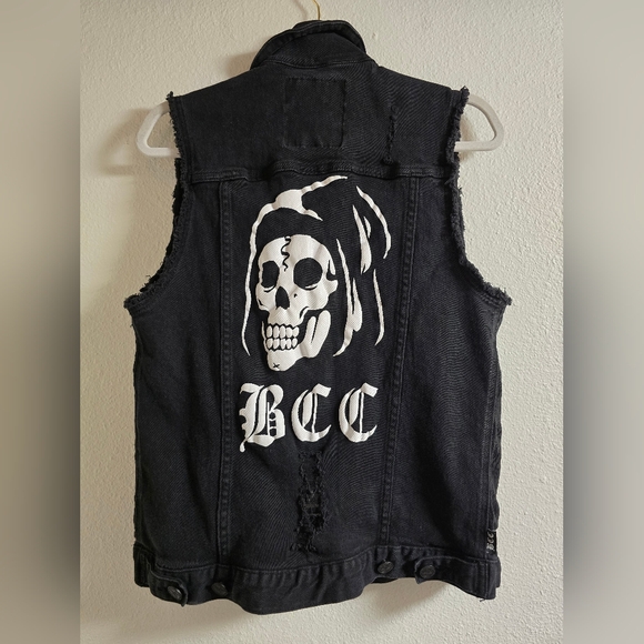 Blackcraft Reaper Denim Vest - Picture 6 of 8